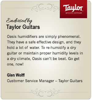 Oasis Humidifier Taylor Guitar
