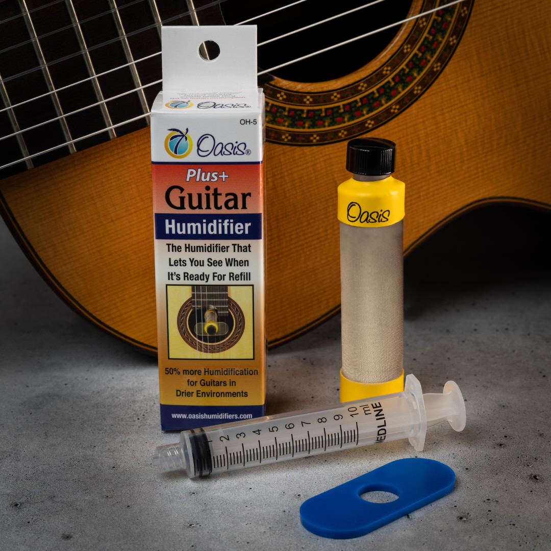 Guitar Humidifier Set of 2 Bundle Oasis Oh-5 Plus Color May Vary 