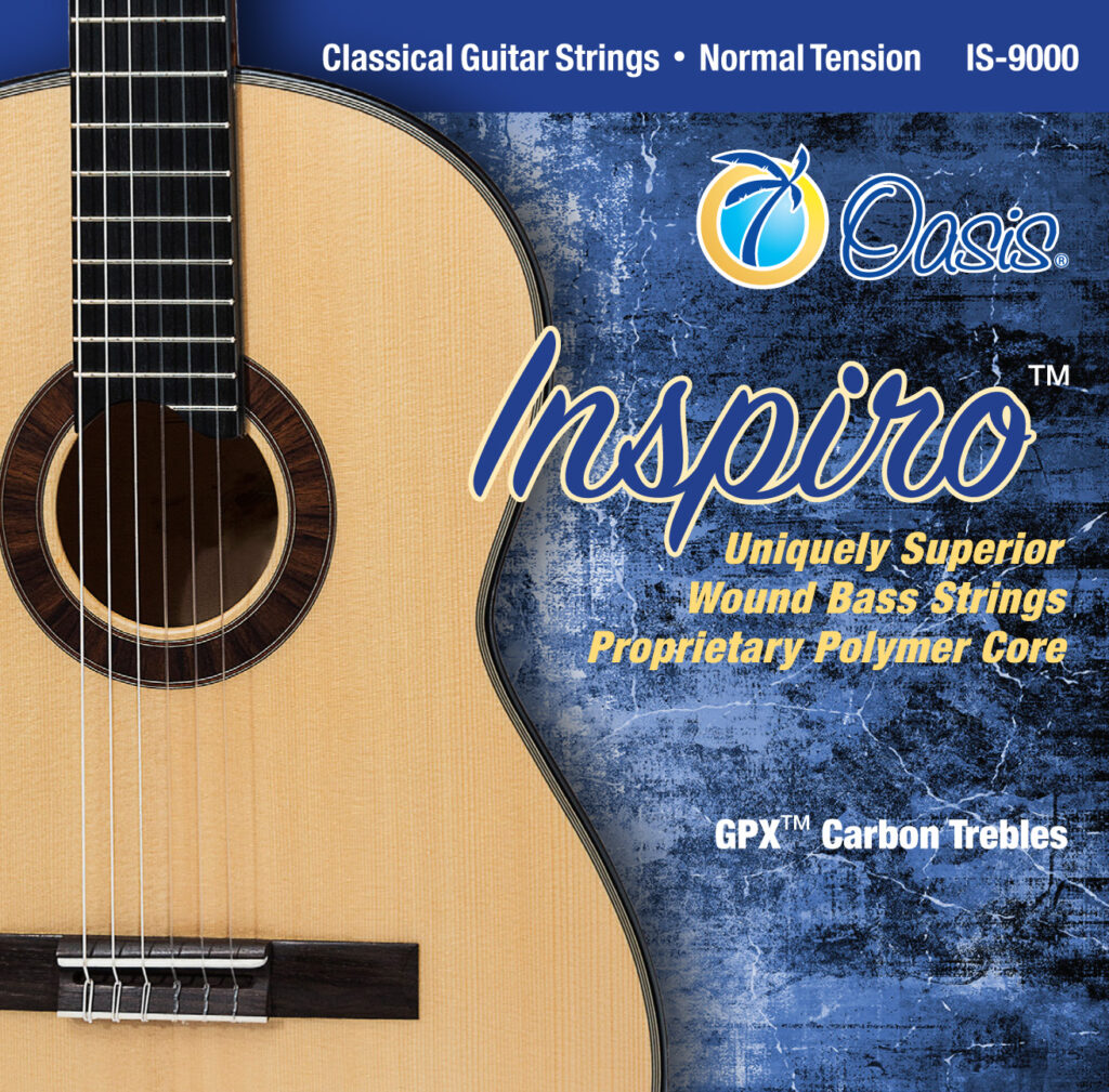 Inspiro™/GPX Normal Tension Classical Guitar Strings IS9000 Oasis
